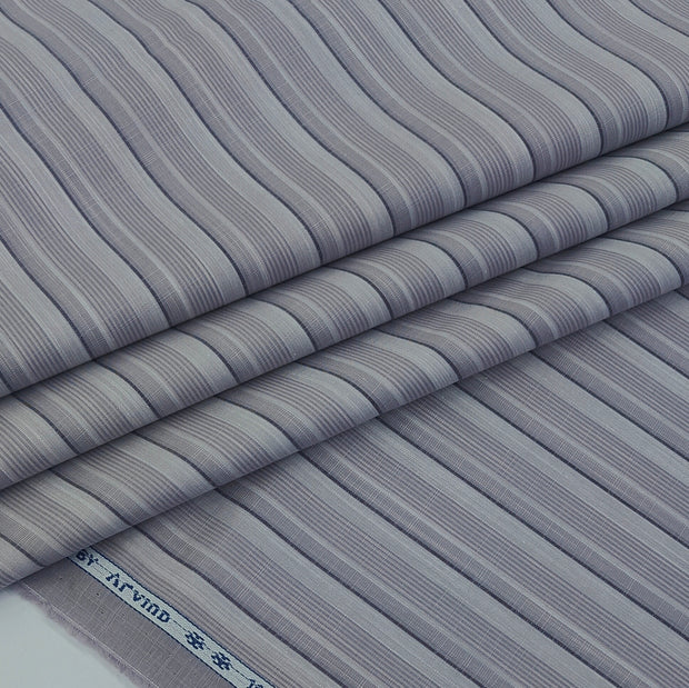 Shirt Fabric Arvind 100% Pure Cotton Patta Lining Colour Multicolour