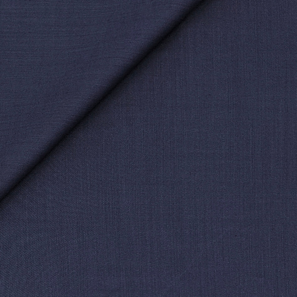 Blazer Fabric Raymond Poly Viscose Slub Colour Berry Blue