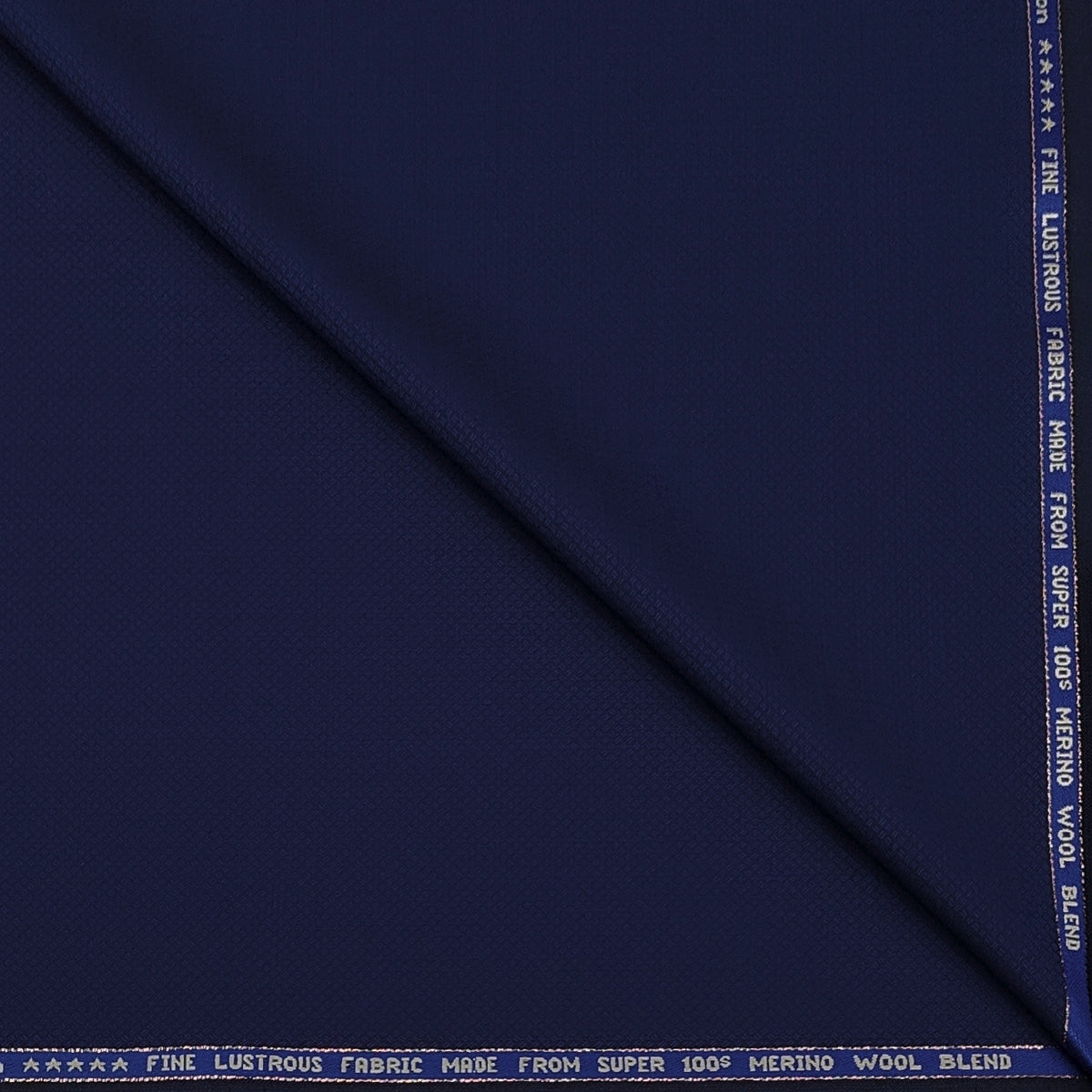 Suit Fabric Raymond Exotic Super 100s Count Luxurious 40% Rich Wool Dobby Color Berry Blue