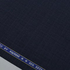 Suit Fabric Raymond Exotic Super 90s Count Luxurious 45% Rich Wool Check Color Wine N Blue