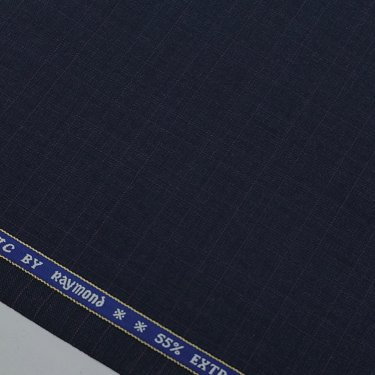 Suit Fabric Raymond Exotic Super 90s Count Luxurious 45% Rich Wool Check Color Wine N Blue