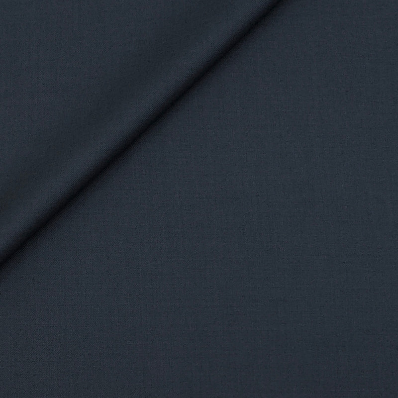 Trouser Fabric OCM Exotic Premium Super 150s Count 40% Merino Wool Plain Color Dark Bluish Grey