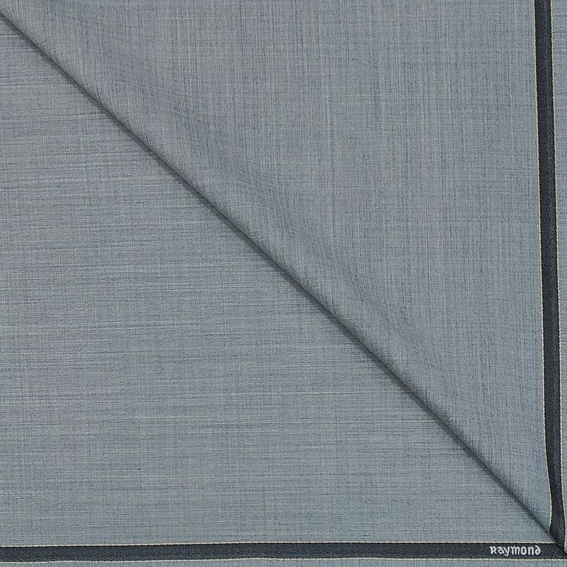 Raymond Exotic Premium Super 140s Count 45% wool Slub Suiting Fabric Colour Light Grey