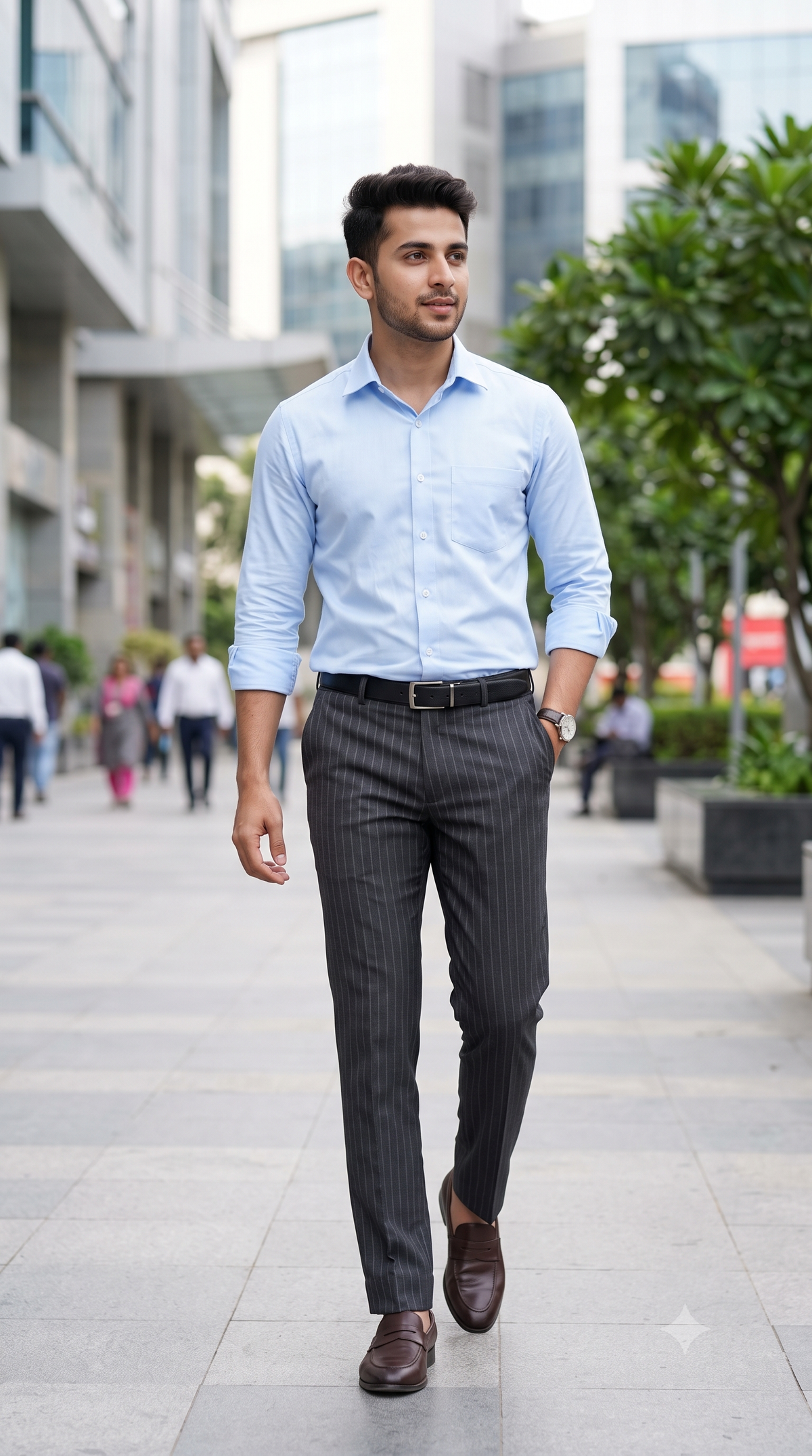 Trouser Fabric Raymond Wool Blended Lining Colour Grey