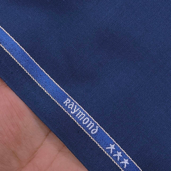 Raymond Premium Fine Count Plain Trouser Fabric Colour Dark Blue
