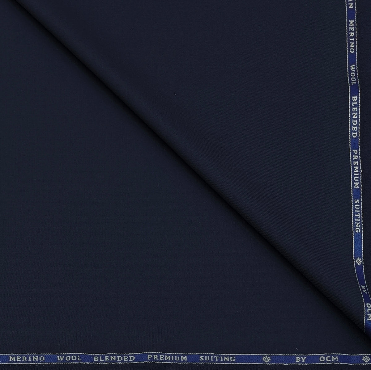 Trouser Fabric OCM Exotic Premium Super 130s Count 40% Merino Wool Plain Color Dark Blue