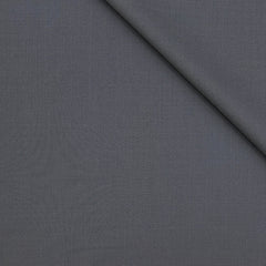 Suit Fabric Raymond Exotic Super 140s Count Luxurious 40% Rich Wool Plain Color Charcoal Grey