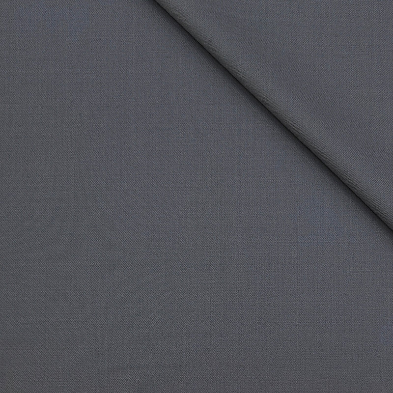 Suit Fabric Raymond Exotic Super 140s Count Luxurious 40% Rich Wool Plain Color Charcoal Grey