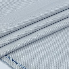 Shirt Fabric Arvind 100% Pure Cotton Micro Check Colour Bluish Grey
