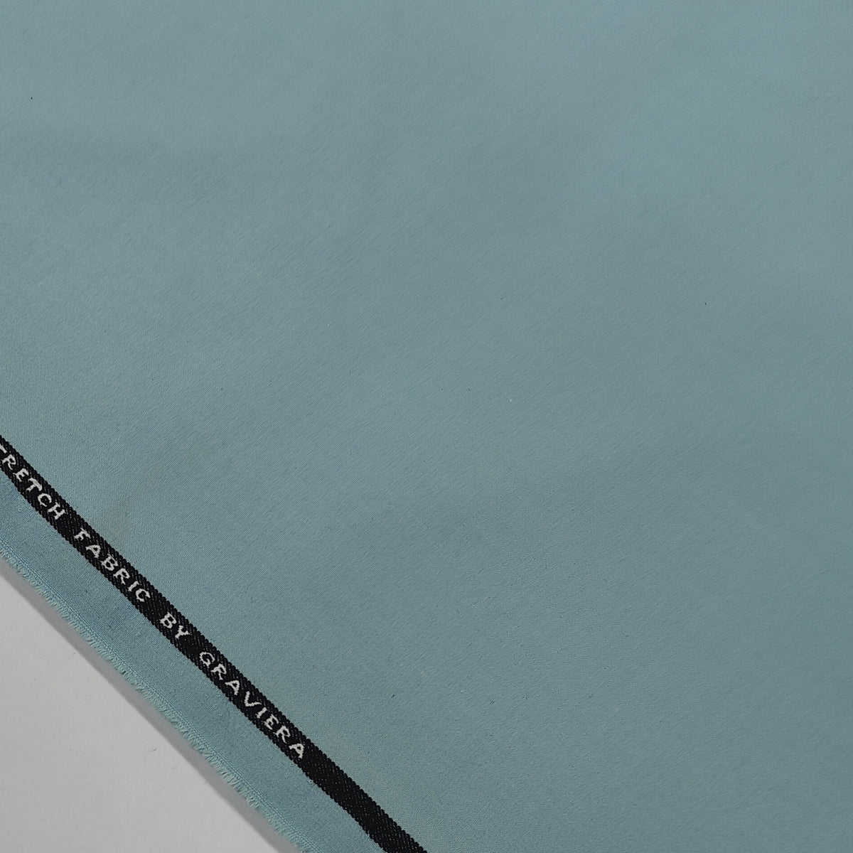 Blazer Fabric Graviera 4Way Stretchable Plain Colour Glacous Blue