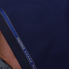 Suit Fabric Raymond Exotic Super 100s Count Luxurious 40% Rich Wool Dobby Color Berry Blue