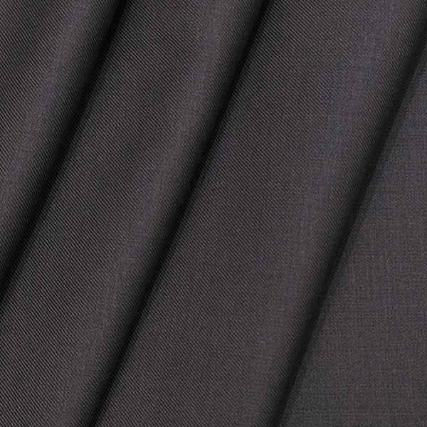 Raymond 90s Count Poly Wool Dark Plain Brown Blazer fabric