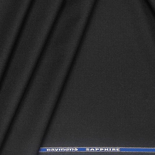 Raymond Sapphire Terry wool Matti Plain Trouser Fabric Color Black