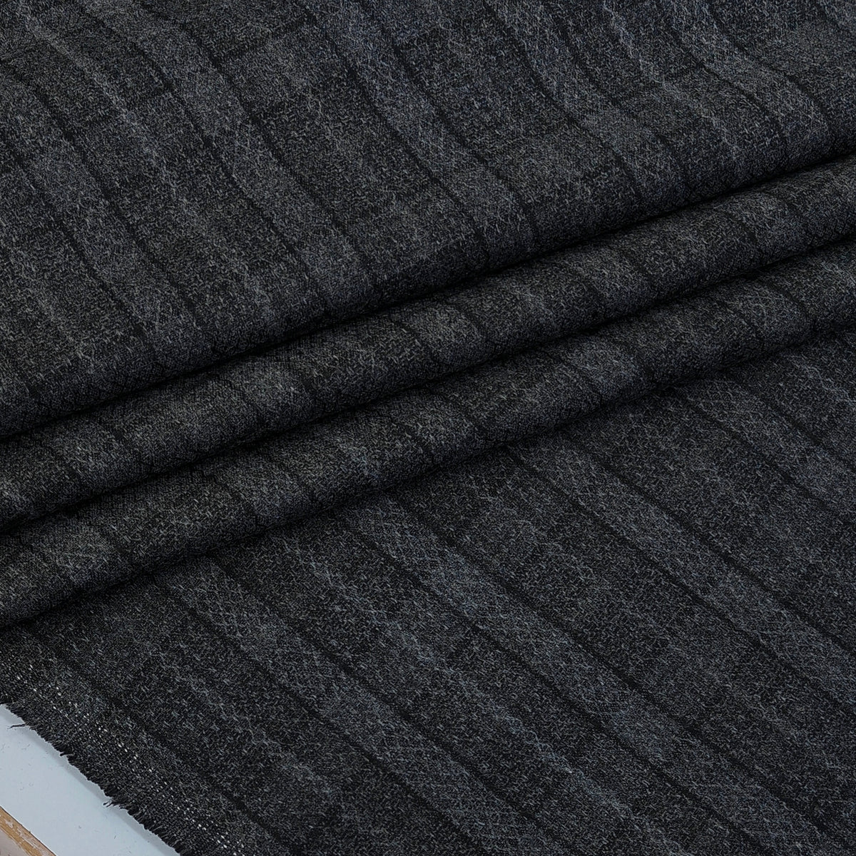 Blazer Fabric ManTire Italian Check Colour Dark Grey