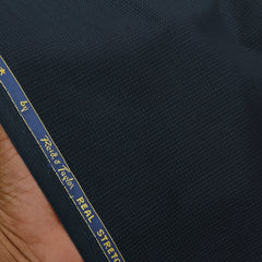 Suit Fabric Reid N Taylor Super 90s Count Luxurious 45% Rich Wool Dotted Color Space Blue