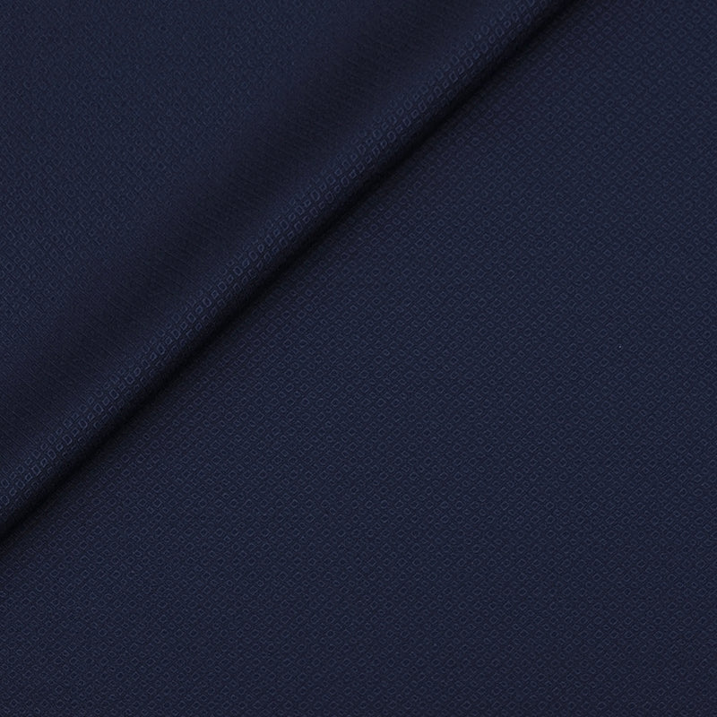Raymond Exotic Premium Super 100s Count 60% Merino wool Dobby Suiting Fabric Colour Dark Space Blue