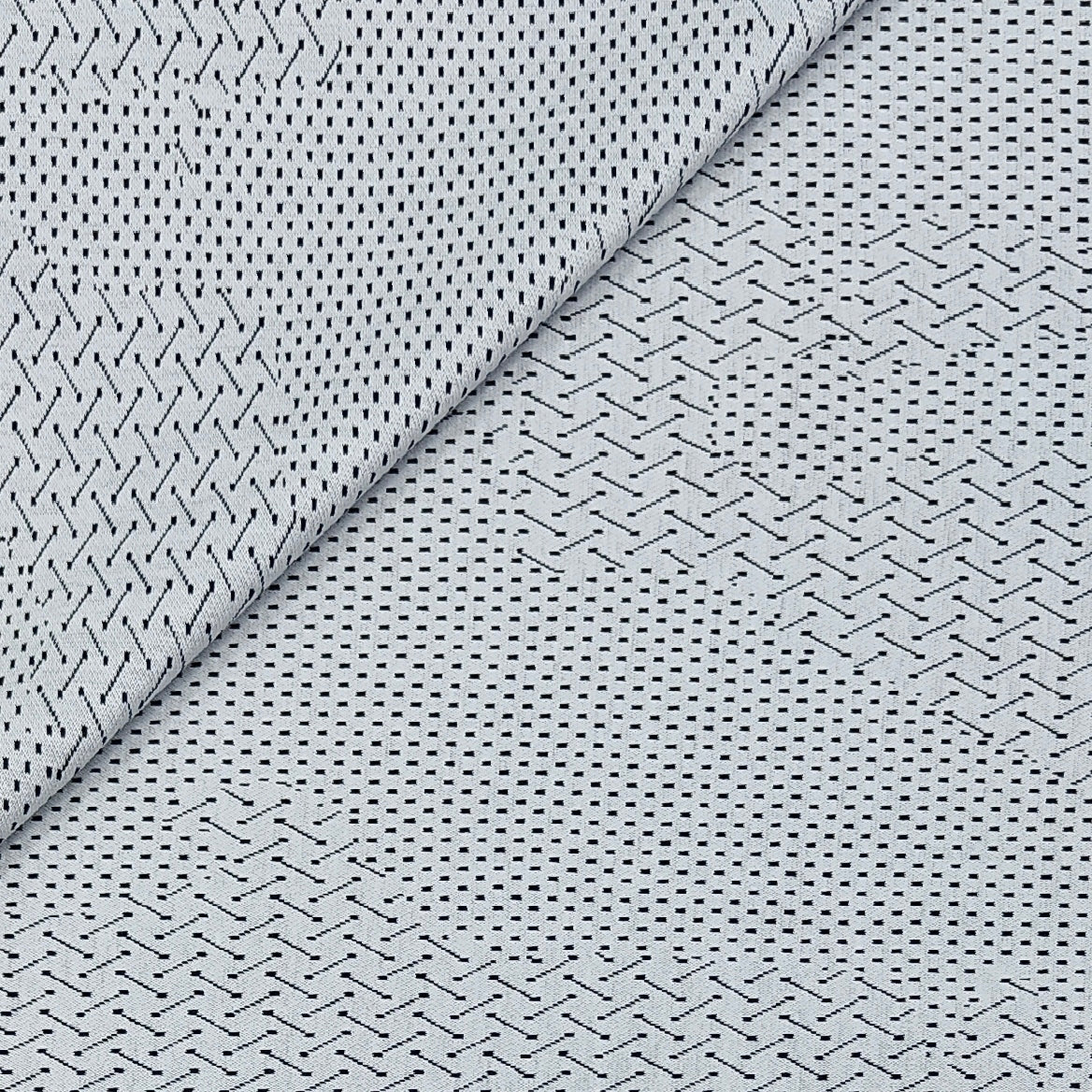 Blazer Fabric ManTire Italian Stretchable Jacquard Colour White
