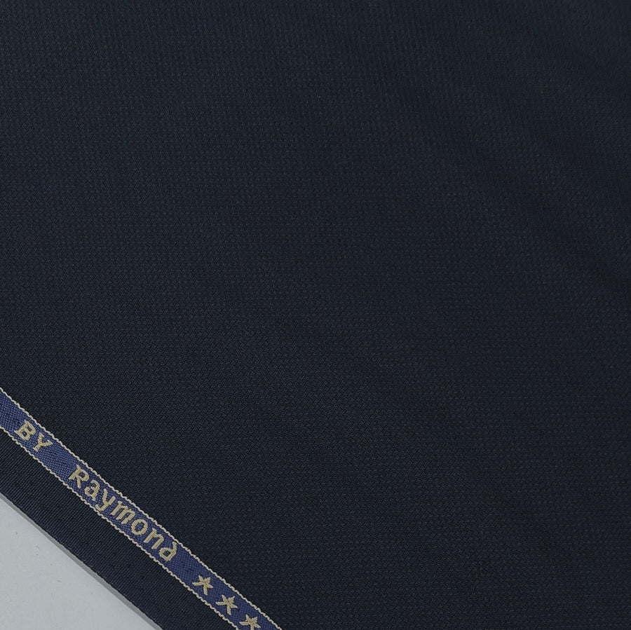 Blazer Fabric Raymond Poly Viscose Textured Colour Dark Space Blue