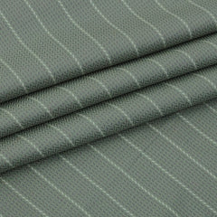 Shirt Fabric Donear LA Finish Premium Giza Cotton Broad Lining With Herrinbone Colour Sage Green
