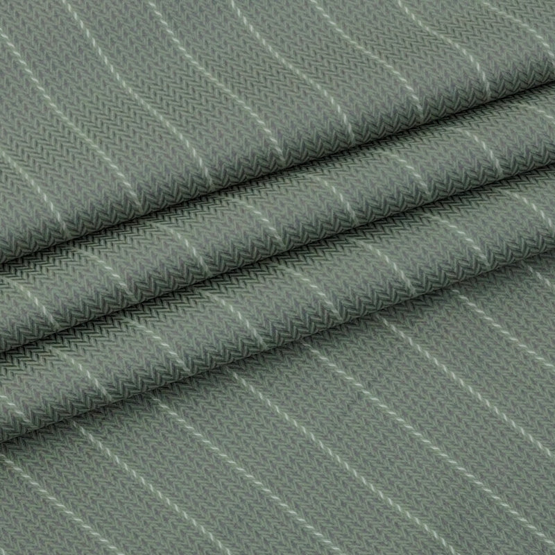 Shirt Fabric Donear LA Finish Premium Giza Cotton Broad Lining With Herrinbone Colour Sage Green