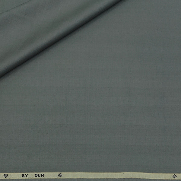 Trouser Fabric OCM Exotic Premium Super 150s Count 40% Merino Wool Self Lining Color Croma Green