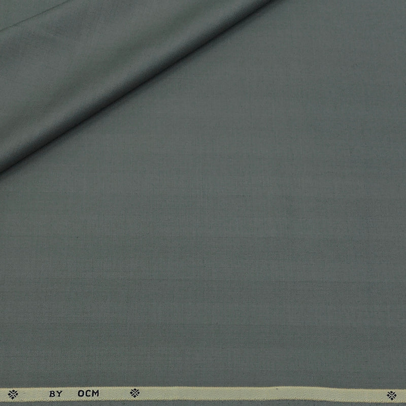 Trouser Fabric OCM Exotic Premium Super 150s Count 40% Merino Wool Self Lining Color Croma Green