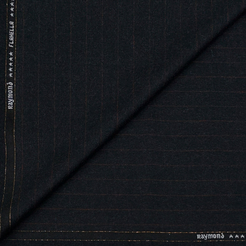 Raymond Super 120s count 100% Wool Tweed Broad Lining Blazer Fabric Colour Black
