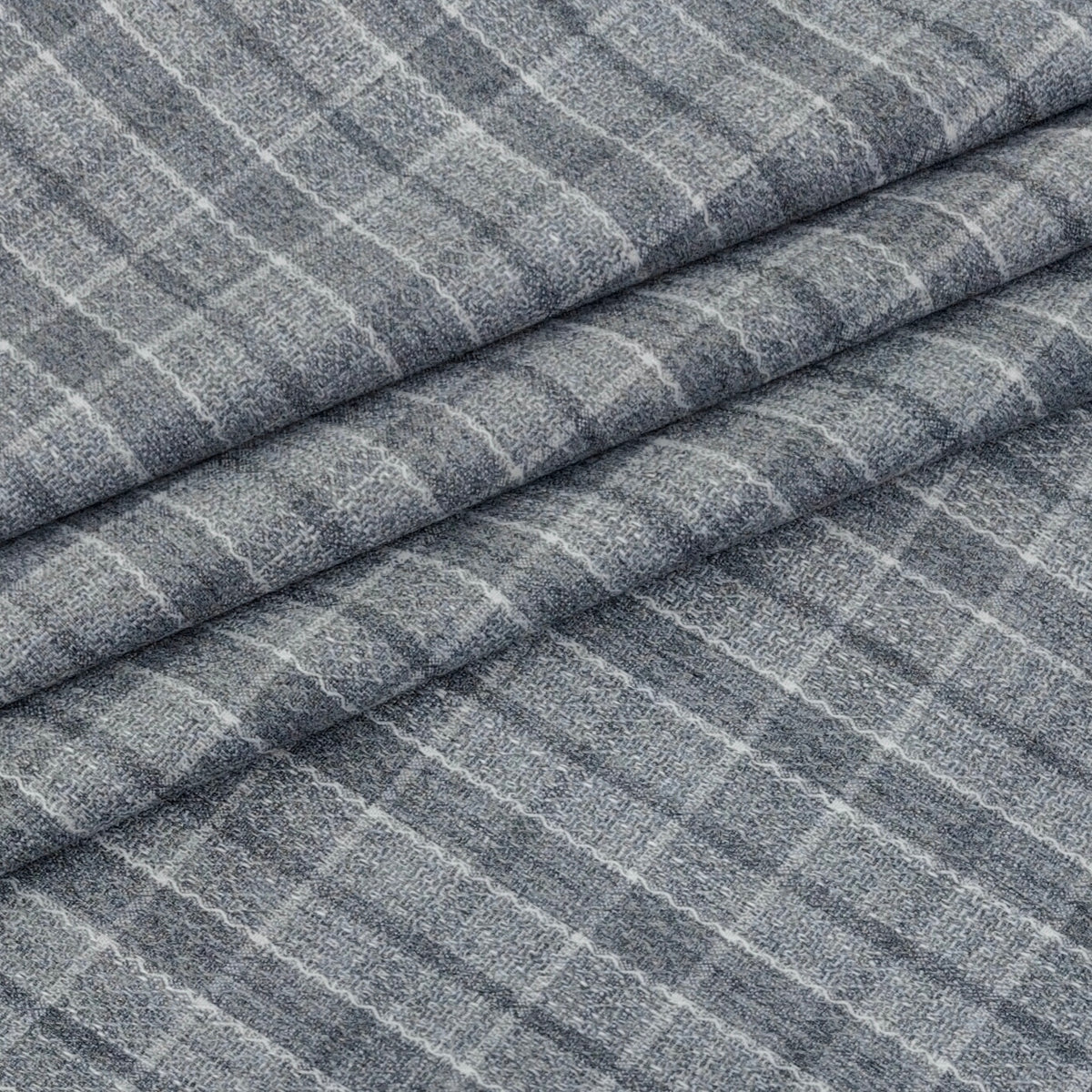Blazer Fabric ManTire Italian Check Colour Grey