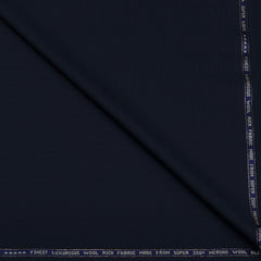 Suit Fabric Raymond Exotic Super 200s Count Luxurious 70% Rich Wool Lining Color Dark Blue