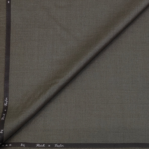 Trouser Fabric Reid & Taylor Poly Viscose Self Check Color Sable Brown