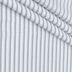 Shirt Fabric Arvind 100% Pure Cotton Pencil Stripes Colour Light Lavender N White
