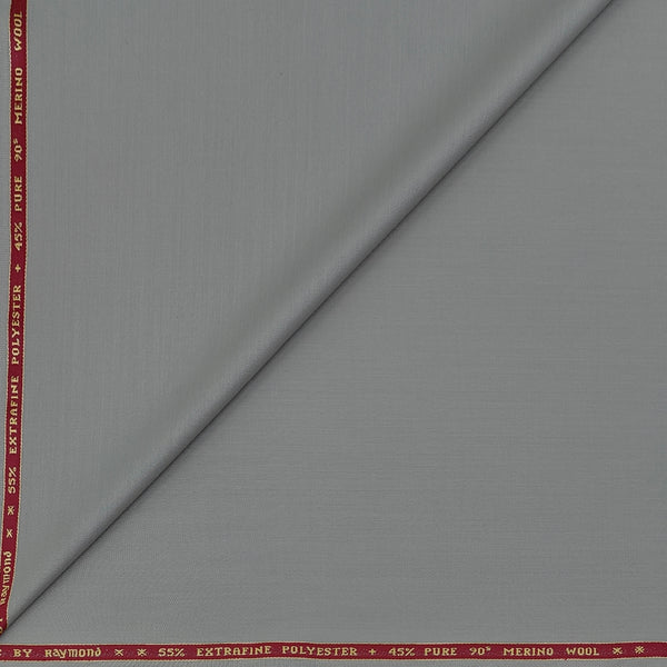 Raymond Exotic Premium Super 90s Count 45% wool Plain Suiting Fabric Colour Brownish Grey