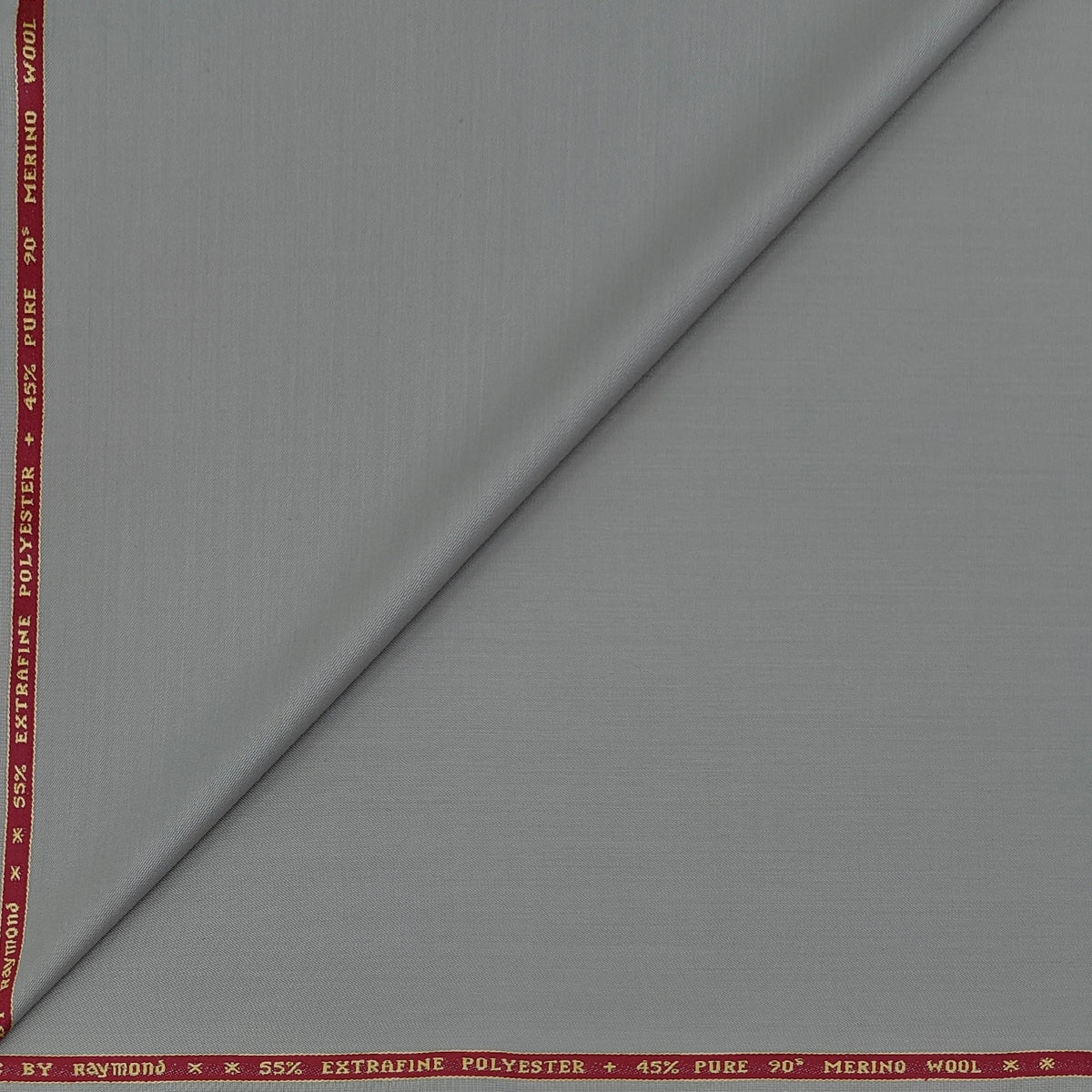 Raymond Exotic Premium Super 90s Count 45% wool Plain Suiting Fabric Colour Brownish Grey