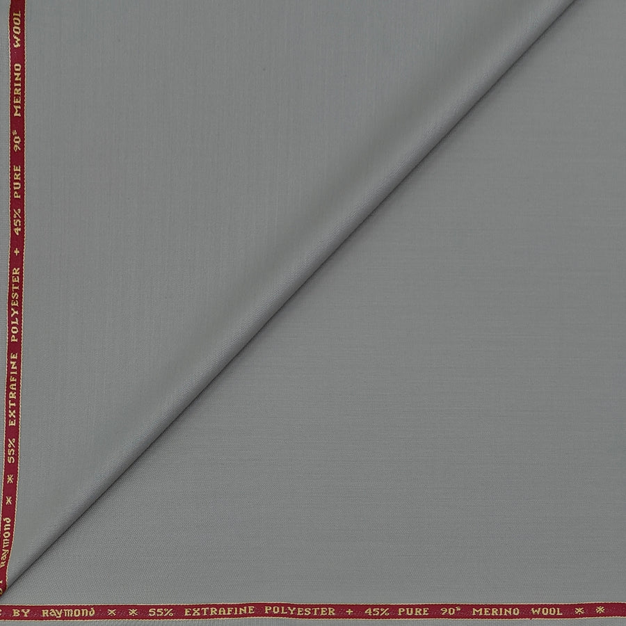 Raymond Exotic Premium Super 90s Count 45% wool Plain Suiting Fabric Colour Brownish Grey