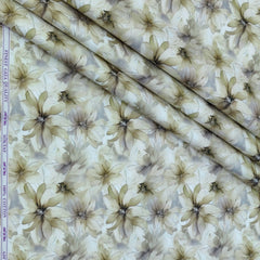 Shirt Fabric Soktas Finest 60s Giza Cotton Digital Print Colour Muted Green
