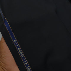 Suit Fabric Raymond Exotic Super 120s Count Luxurious 60% Rich Wool Plain Color Black