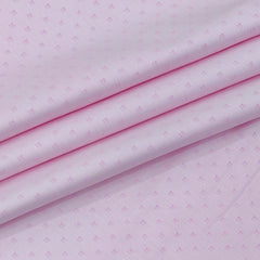 Shirt Fabric Arvind 100% Pure Cotton Dobby Colour Baby Pink