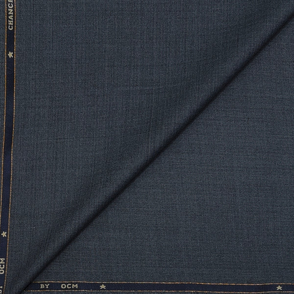 Trouser Fabric OCM Exotic Premium Super 110s Count 45% Merino Wool Self Structure Color Iron Grey