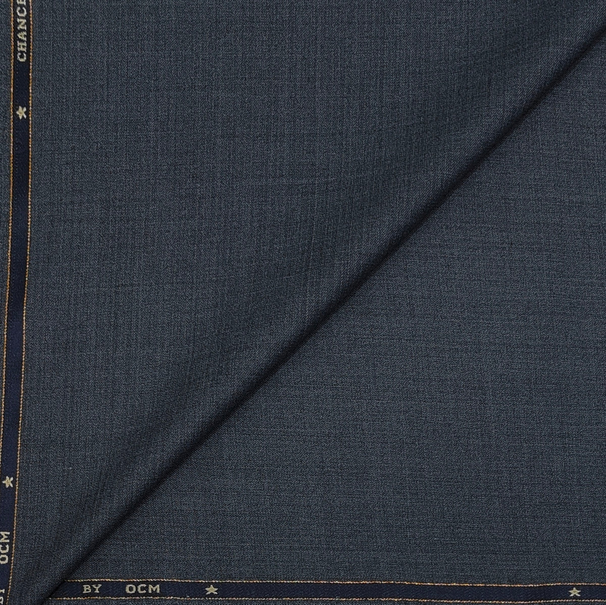 Trouser Fabric OCM Exotic Premium Super 110s Count 45% Merino Wool Self Structure Color Iron Grey