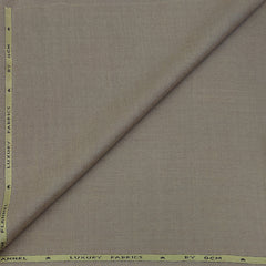 Tweed Blazer Fabric OCM 100% Premium Wool Plain Colour Taupe Brown