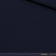 Suit Fabric Raymond Exotic Super 140s Luxurious 70% Rich Wool Plain Color Dark Blue