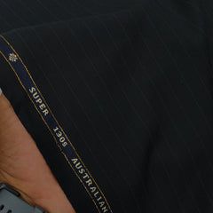 Trouser Fabric OCM Exotic Premium Super 130s Count 40% Merino Wool Lining Color Black