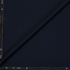 Suit Fabric OCM Exotic Premium Super 130s Count 40% Merino Wool Lining Color Dark Blue