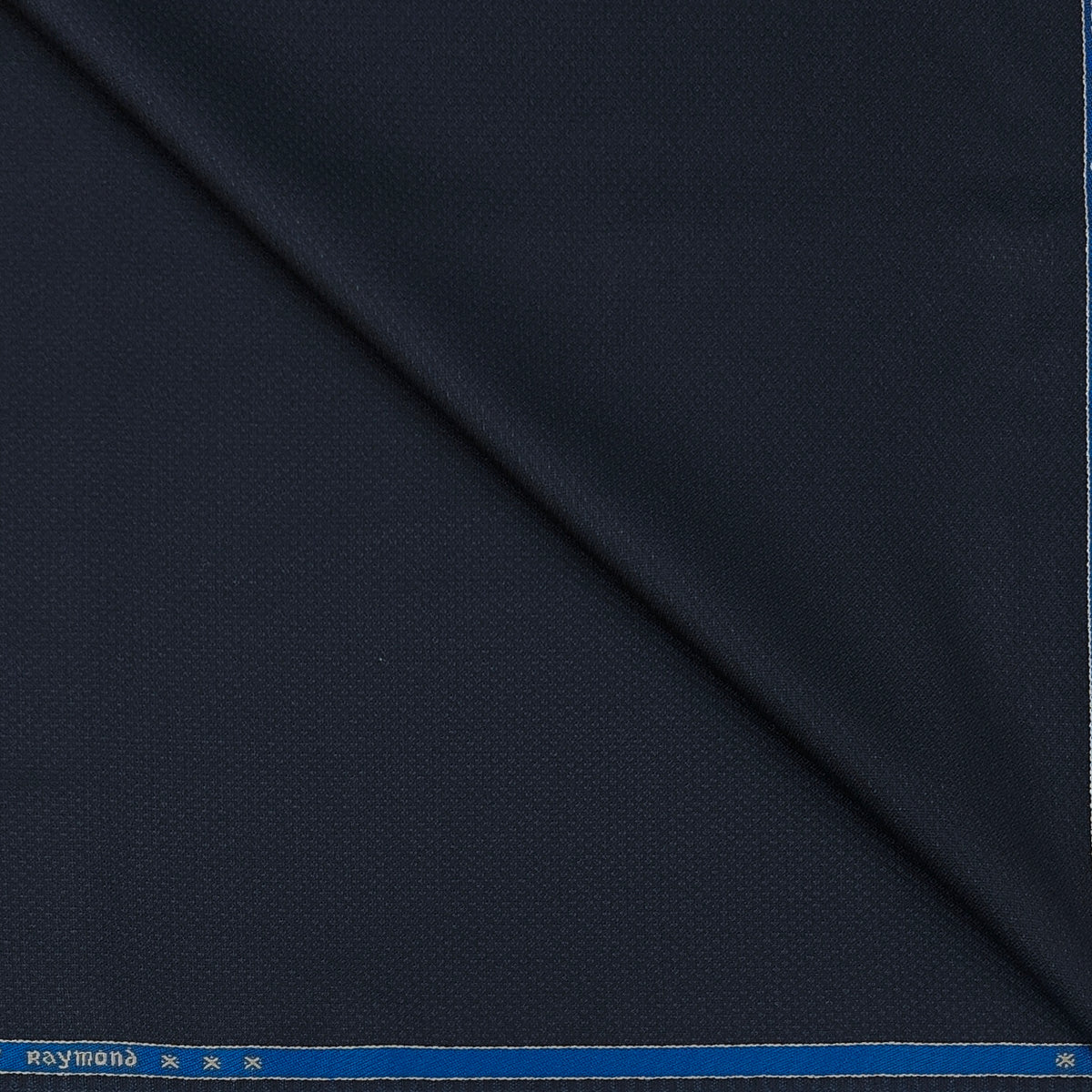 Blazer Fabric Raymond Poly Viscose Micro Dobby Colour Space Blue