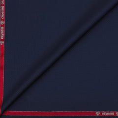 Raymond Exotic Premium Super 100s Count 60% Merino wool Dobby Suiting Fabric Colour Dark Space Blue