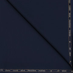Trouser Fabric OCM Exotic Premium Super 110s Count 45% Merino Wool Dobby Color Berry Blue