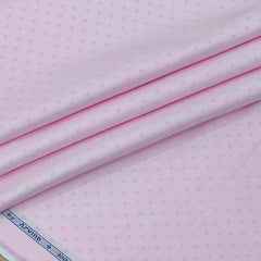 Shirt Fabric Arvind 100% Pure Cotton Dobby Colour Baby Pink