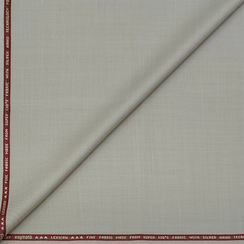 Suit Fabric Raymond Exotic Super 130s Count Luxurious 40% Rich Wool Slub Color Light Brown