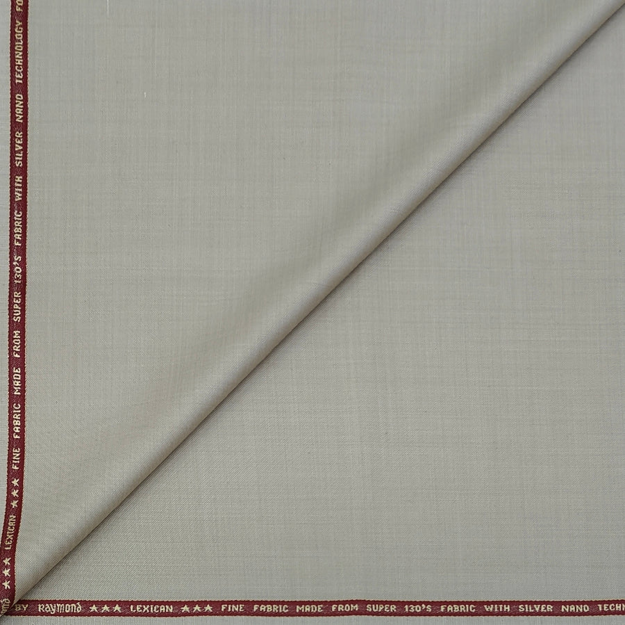 Suit Fabric Raymond Exotic Super 130s Count Luxurious 40% Rich Wool Slub Color Light Brown