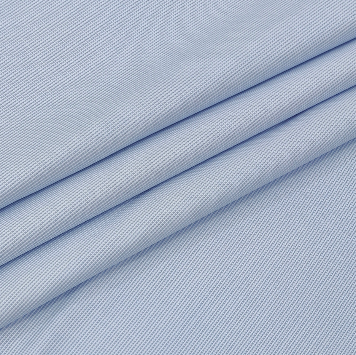 Shirt Fabric Arvind 100% Pure Cotton Micro Check Colour Powder Blue